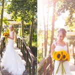 Minstrel Court Wedding Venue - A summer bride on the Monet Bridge