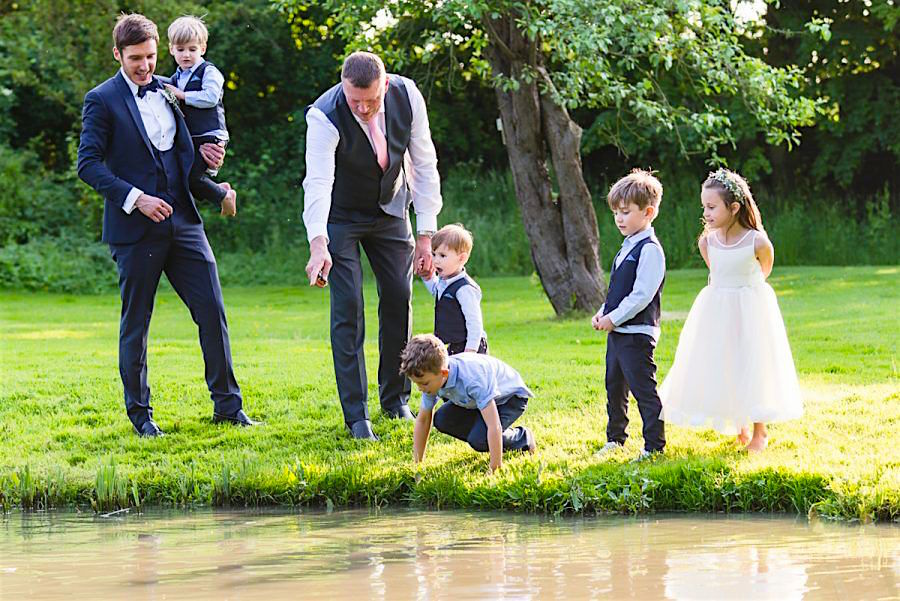 Minstrel Court Wedding Venue - Fish in the lake