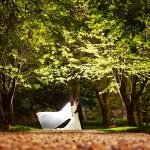 Minstrel Court Wedding Venue - A bridal veil in the breeze