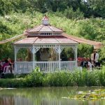 Minstrel Court lake Wedding Pavilion - a view over the lake