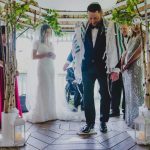 Minstrel Court lake Wedding Pavilion - Jewish Ceremony