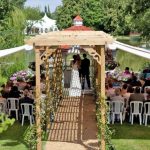 Minstrel Court lake Wedding Pavilion - the early days!