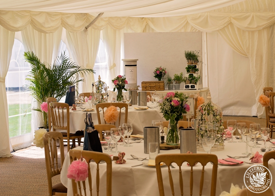 Minstrel Court Wedding Venue - marquee Roses