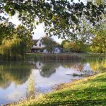 Minstrel Court Wedding - autumn over the lake