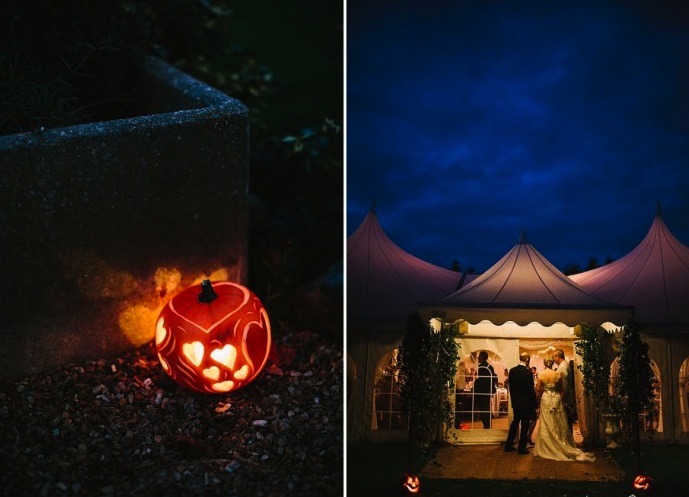 Minstrel Court Weddings - Marquee at Halloween