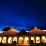 Minstrel Court Weddings - Marquee at dusk