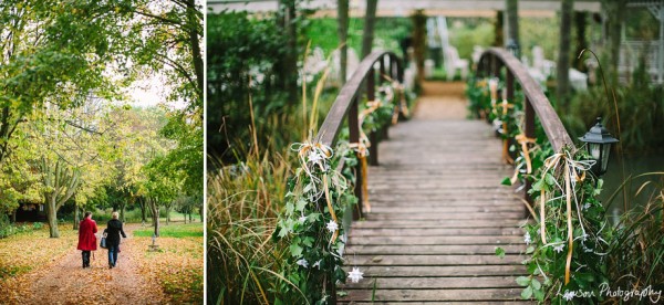 Minstrel Court Weddings - The monet bridge in the Autumn