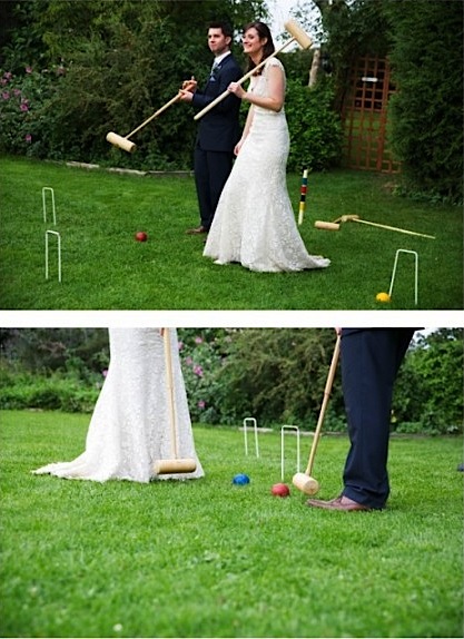 Minstrel Court Weddings - croquet on the lawn