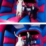 Minstrel Court weddings - the bouncy castle!