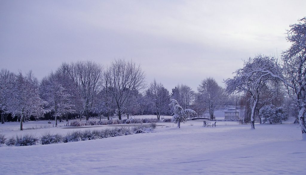 minstrel court wedding snowscape