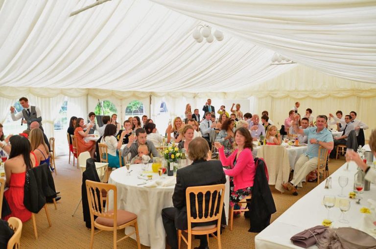 Minstrel Wedding Marquee - Wedding Breakfast